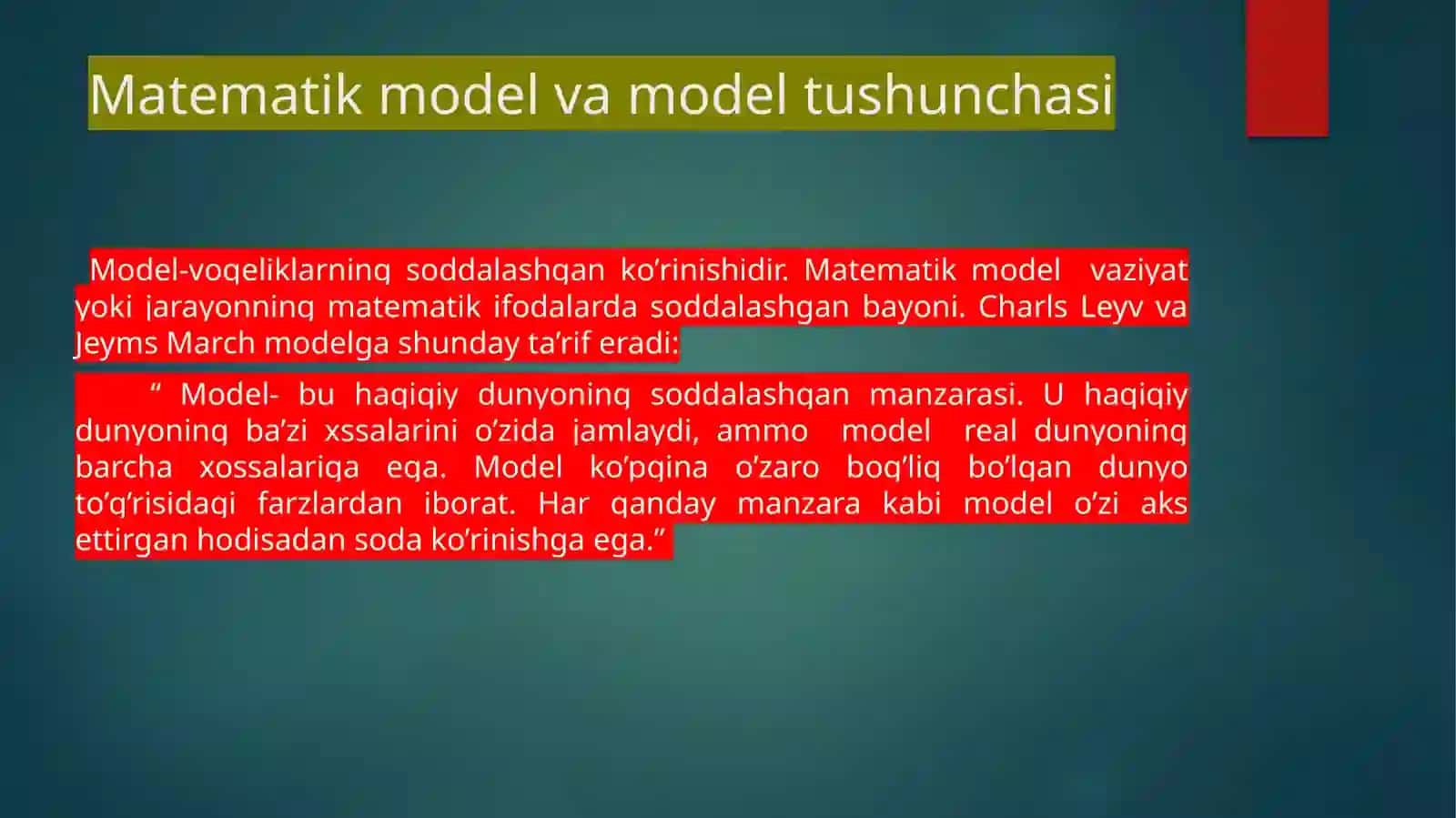 ekologiya modellari 2