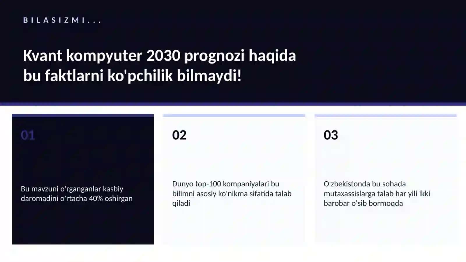 Kvant kompyuter 2030 prognozi 2