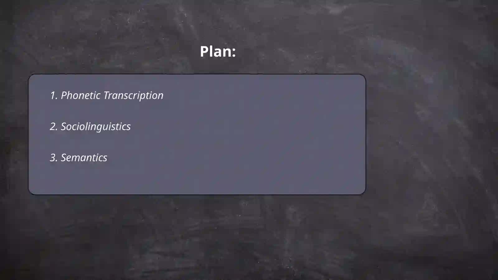 Phonetic Transcription 2