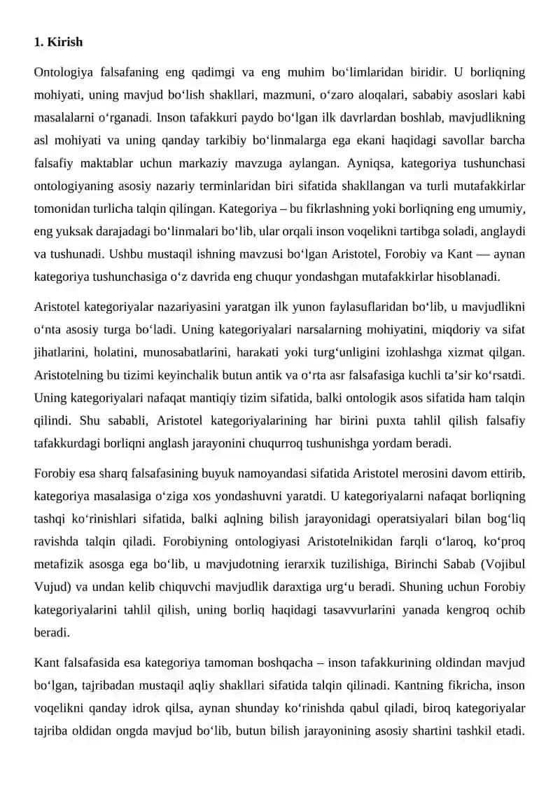 Ontologiya falsafasi 2