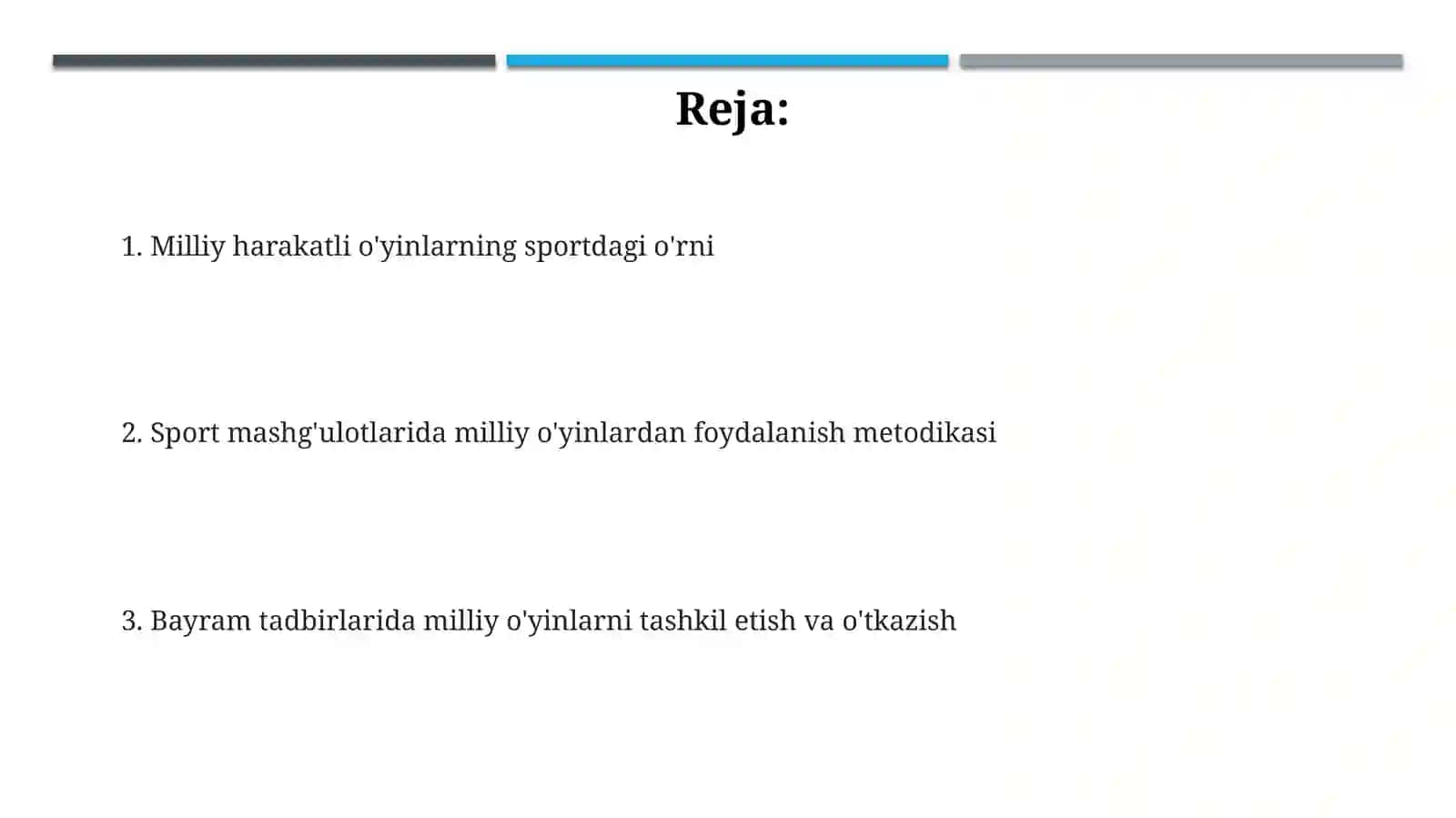 Sport mashgulot va bayram tadbirlarini otkazish jarayonida milliy xarakatli oyinlardan foydalanish 2