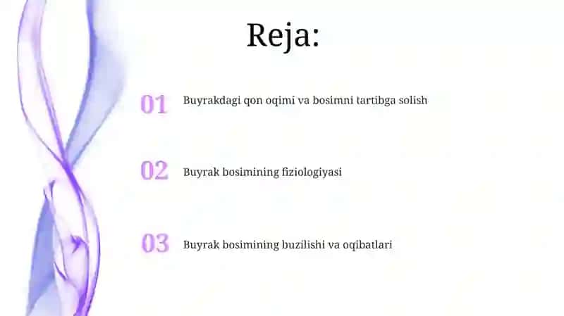 Buyrak bosimi fiziologiyasi 2