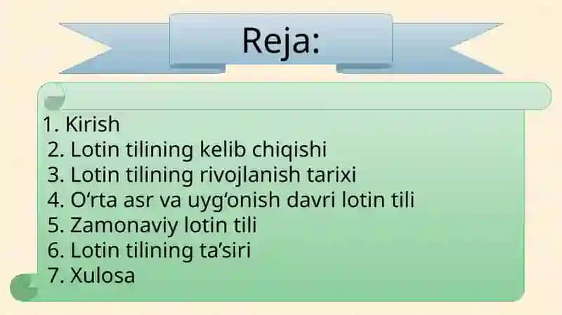 Lotin tili tarixi 2