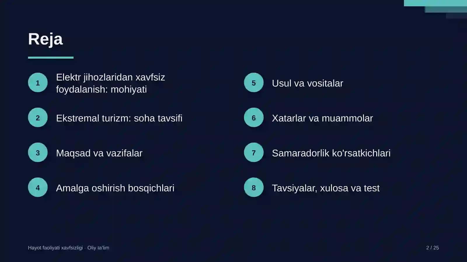 ekstremal turizmda elektr jihozlaridan xavfsiz foydalanish 9334 2