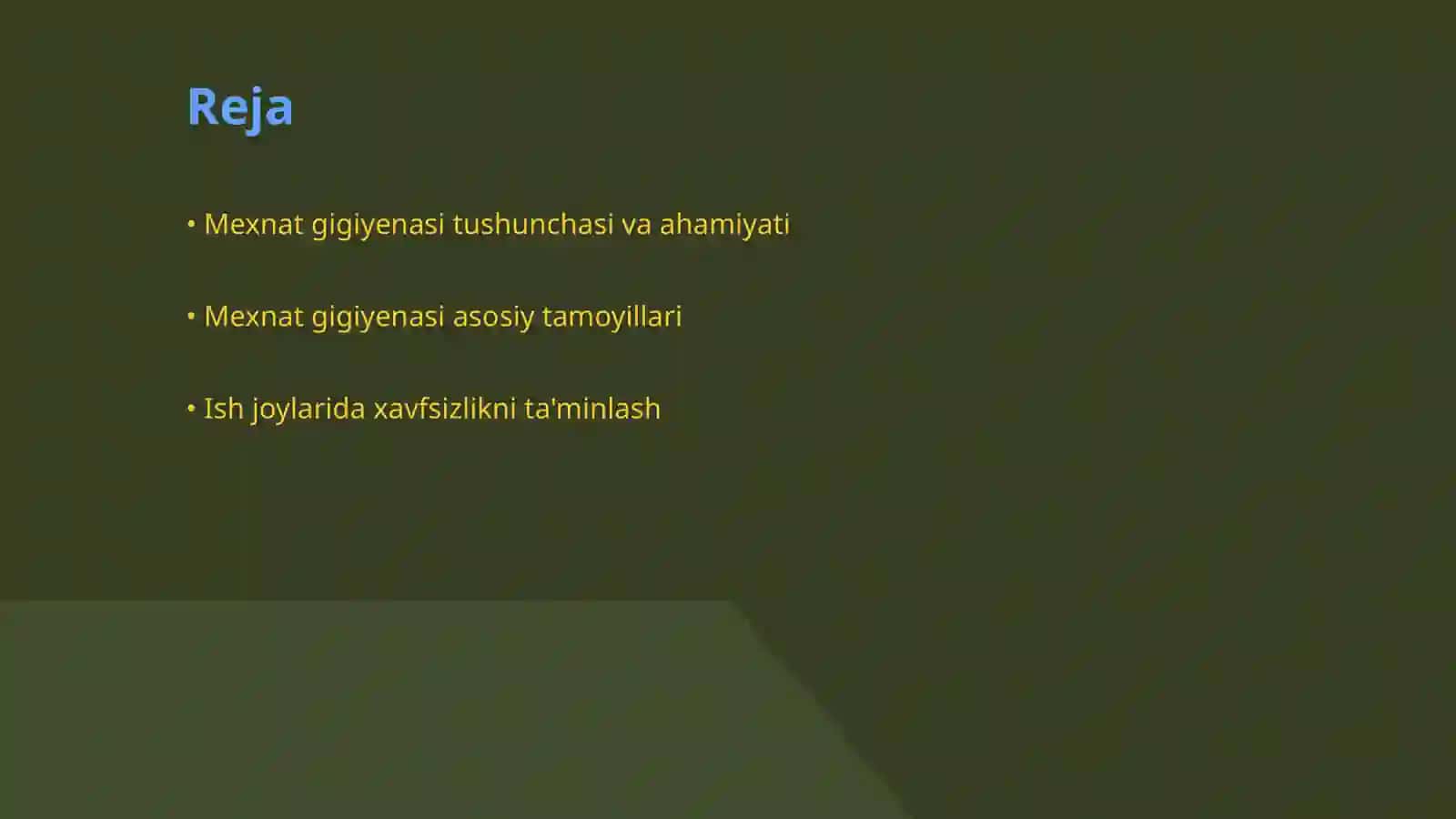 Mexnat gigiyenasi 2