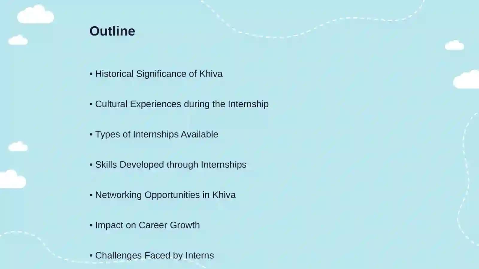 Internship in Khiva 2
