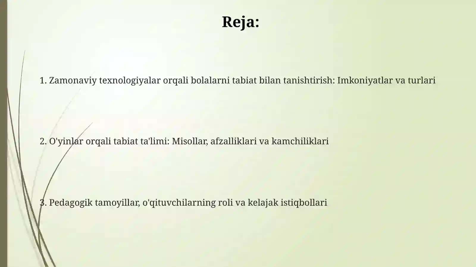 Oʻyinlar asosida bolalarni tabiat bilan tanishtirish texnologiyasi 2