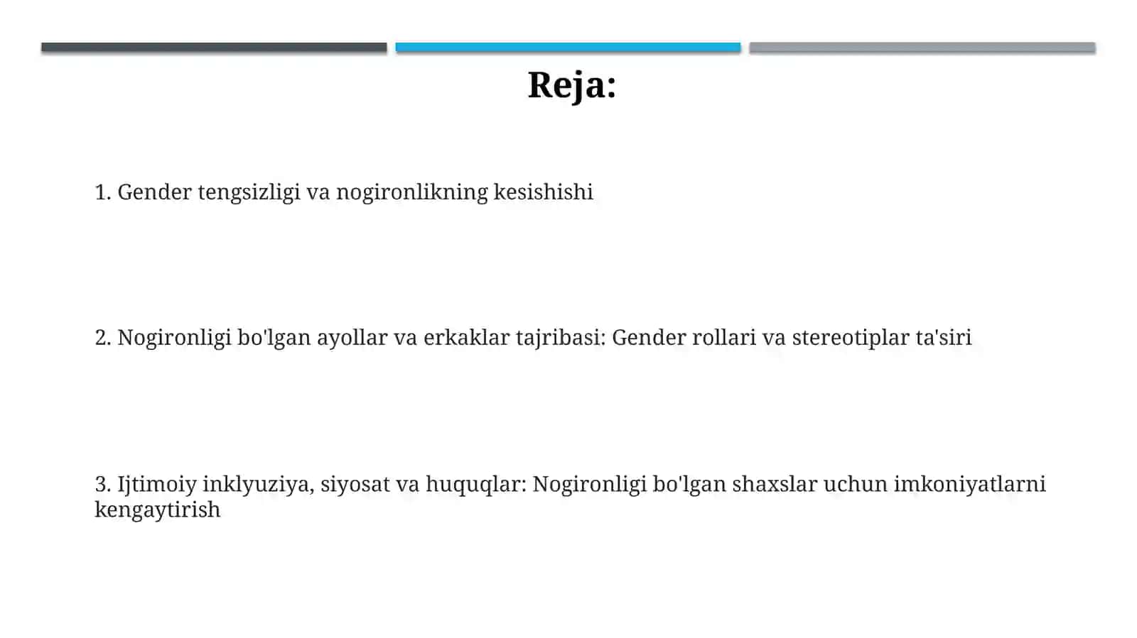 Gender va nogironlik 2