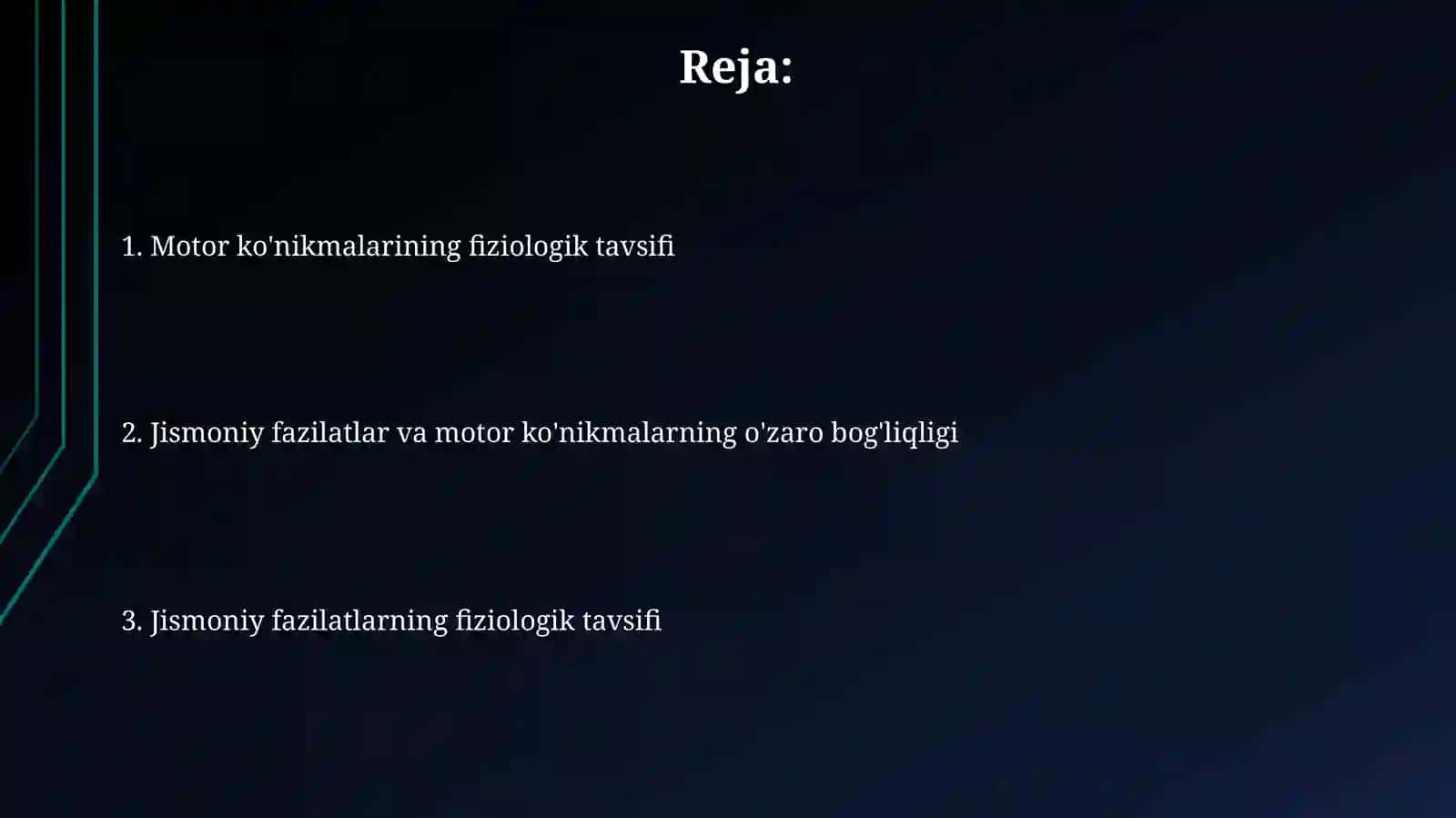 Jismoniy sifatlarga fiziologik tavsif 2