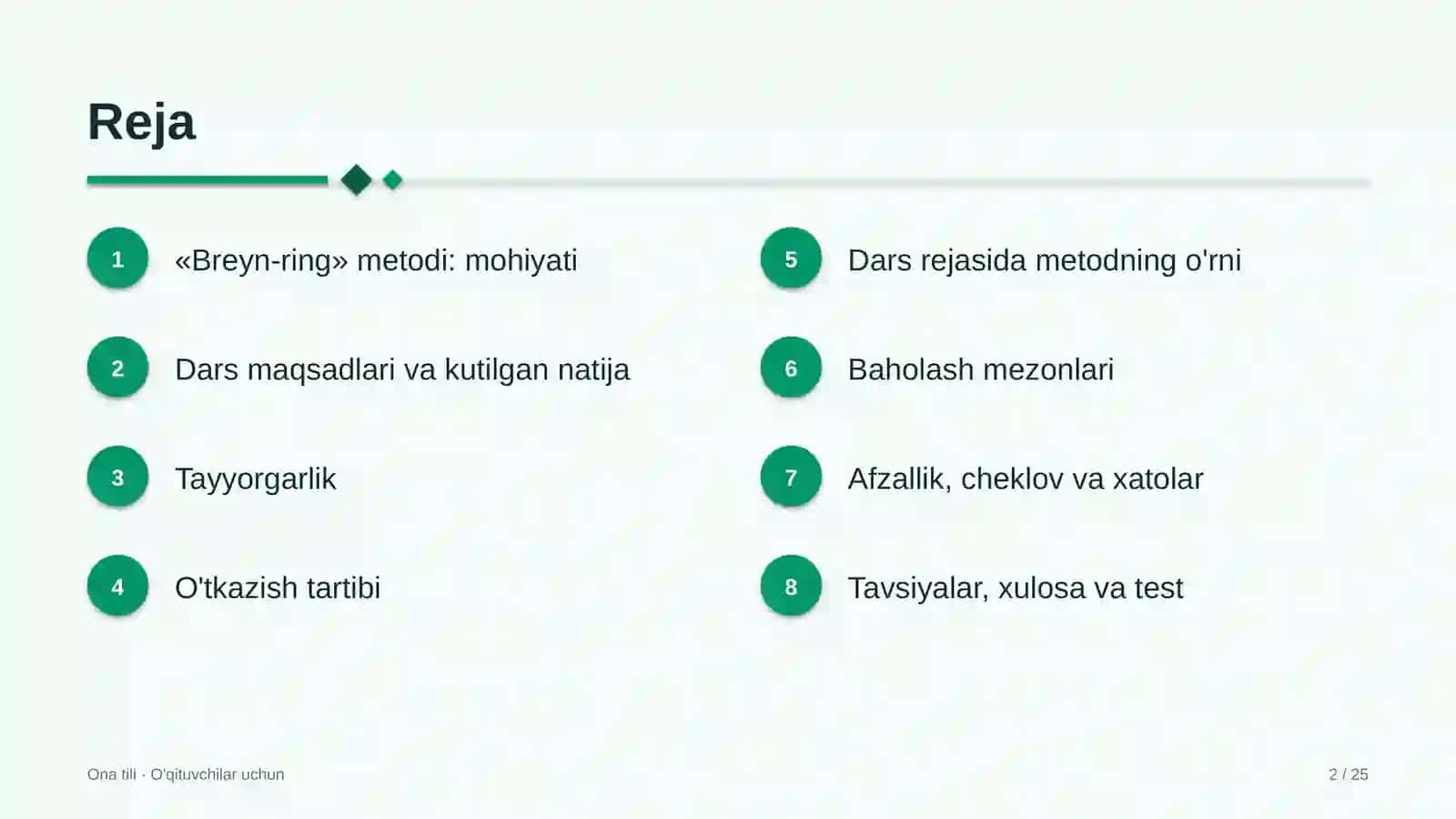 ona tili darslarida breyn ring metodidan foydalanish 2372 2