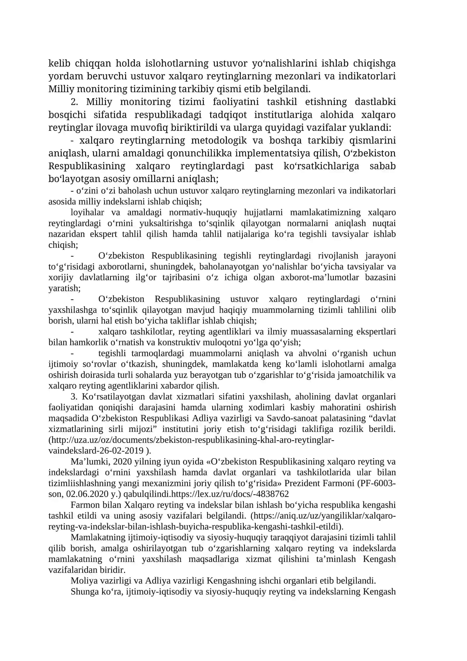Yangi O‘zbekiston ijtimoiy-siyosiy, iqtisodiy va madaniy hayotidagi o‘zgarishlar 2