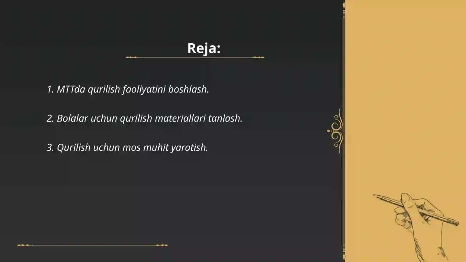 MTT ning turli yosh guruhlarda qurish yasashga orgatish metodlari 2