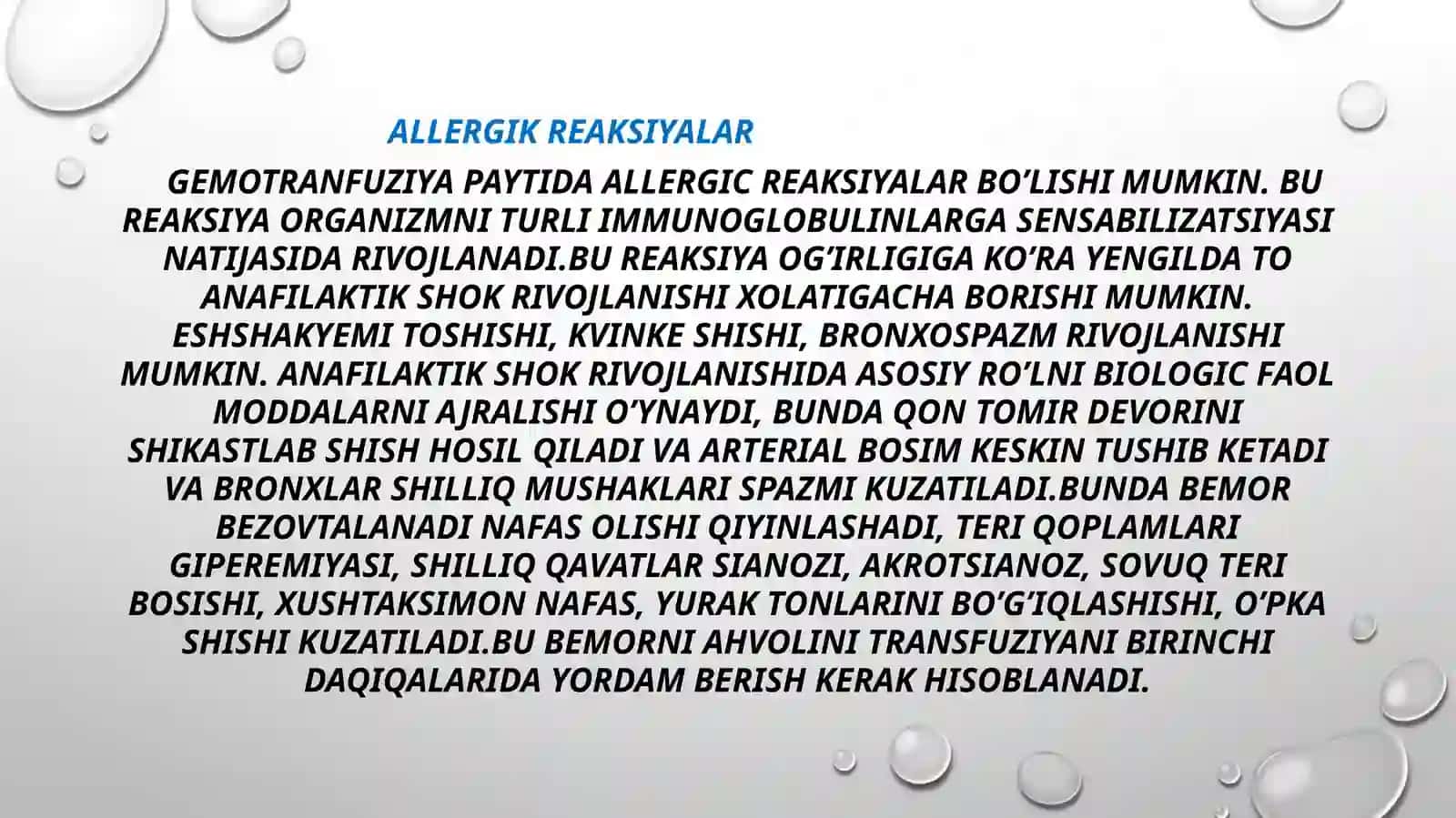 postransfuzion reaksiyada birinchi yordam 2