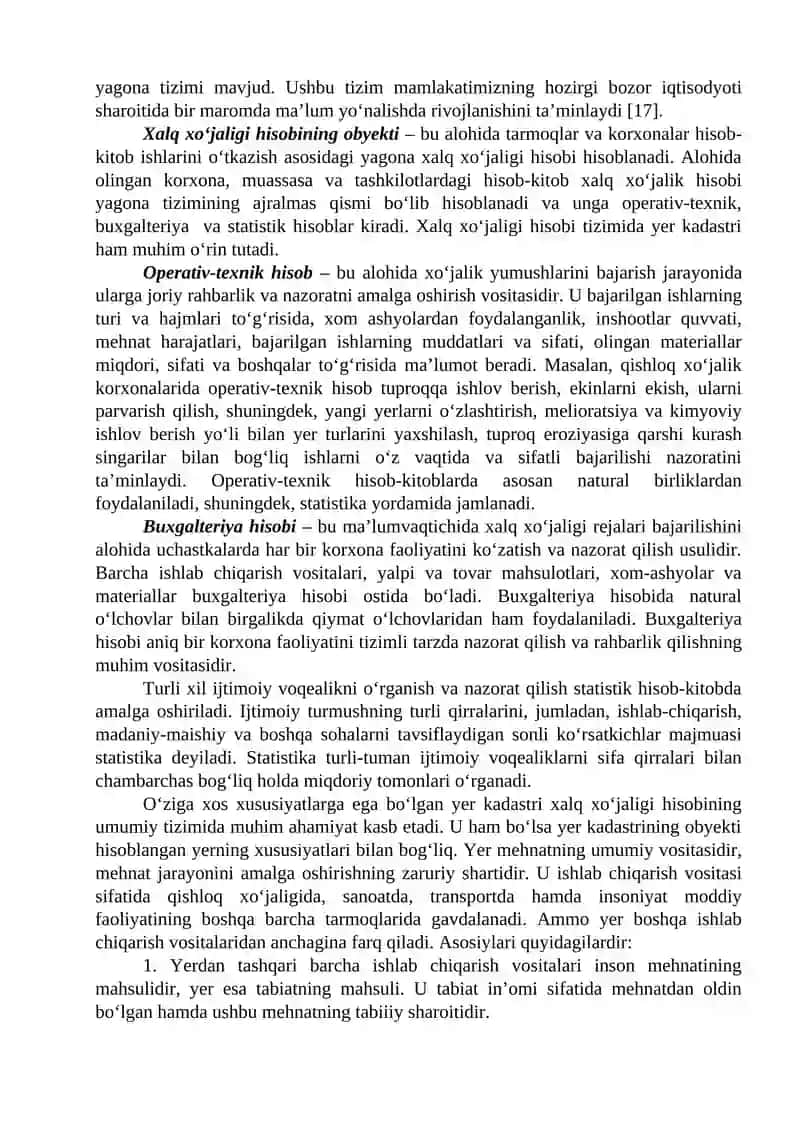Davlat yer kadastri va yer monitoringi 2