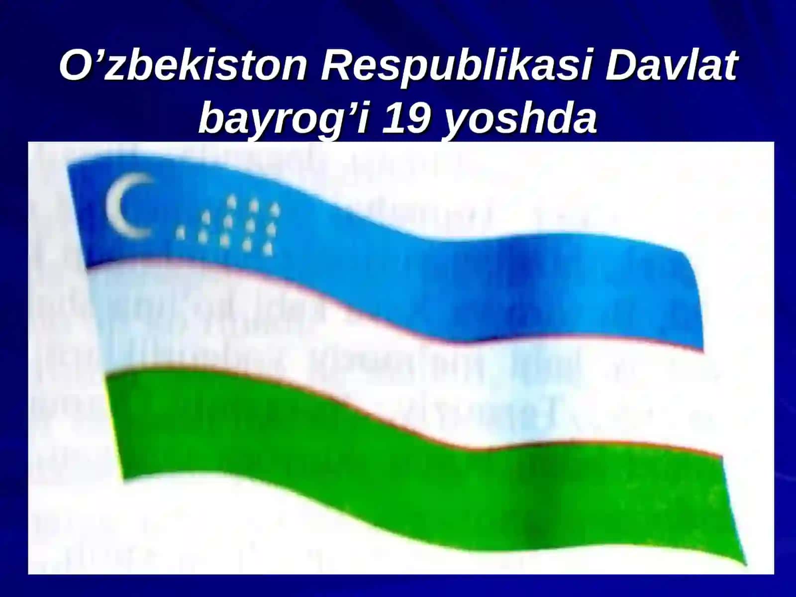 "Hilpiraydi yurtim bayrog`I mavzusida" bayram tadbiri senariysi 2