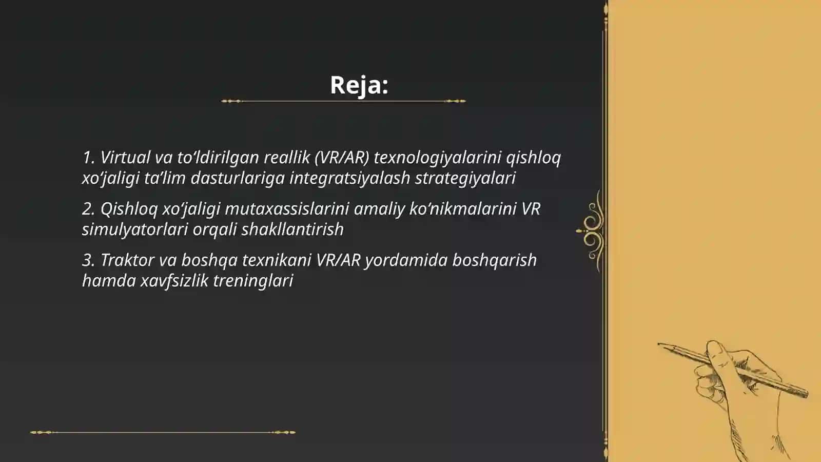 Virtual va to‘ldirilgan reallikdan foydalanish istiqbollari 2