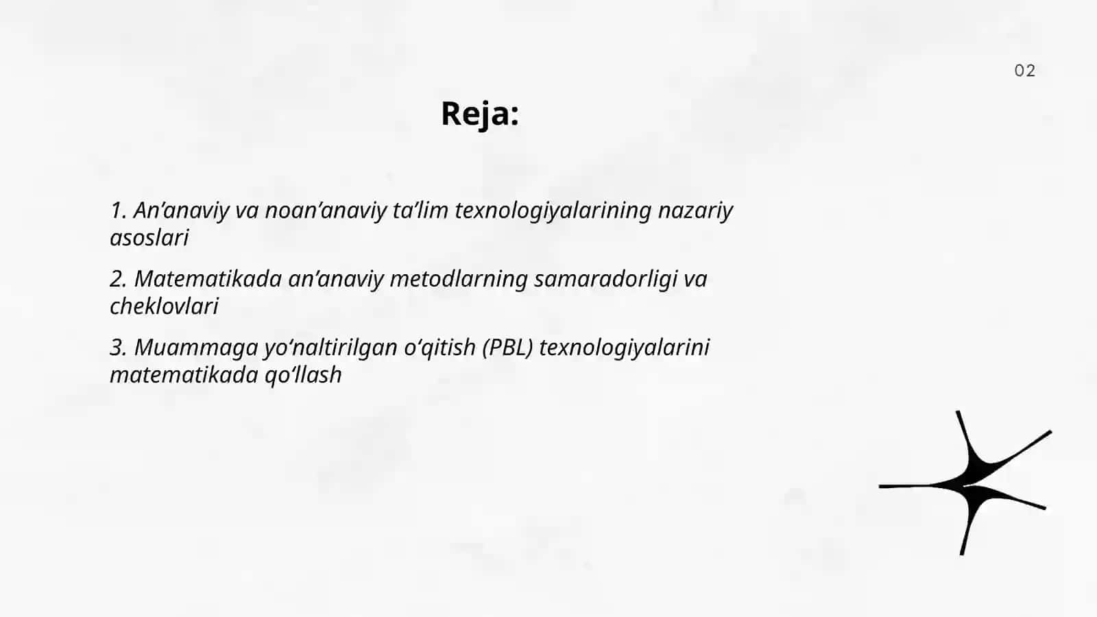 An’anaviy va noan’anaviy ta’lim texnologiyalari 2