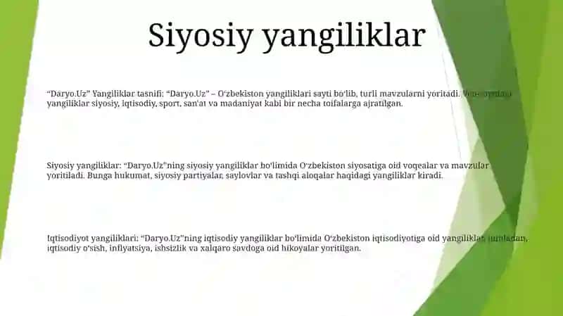 Daryo.Uz Yangiliklar 2