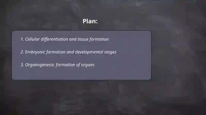 Formation and development 2