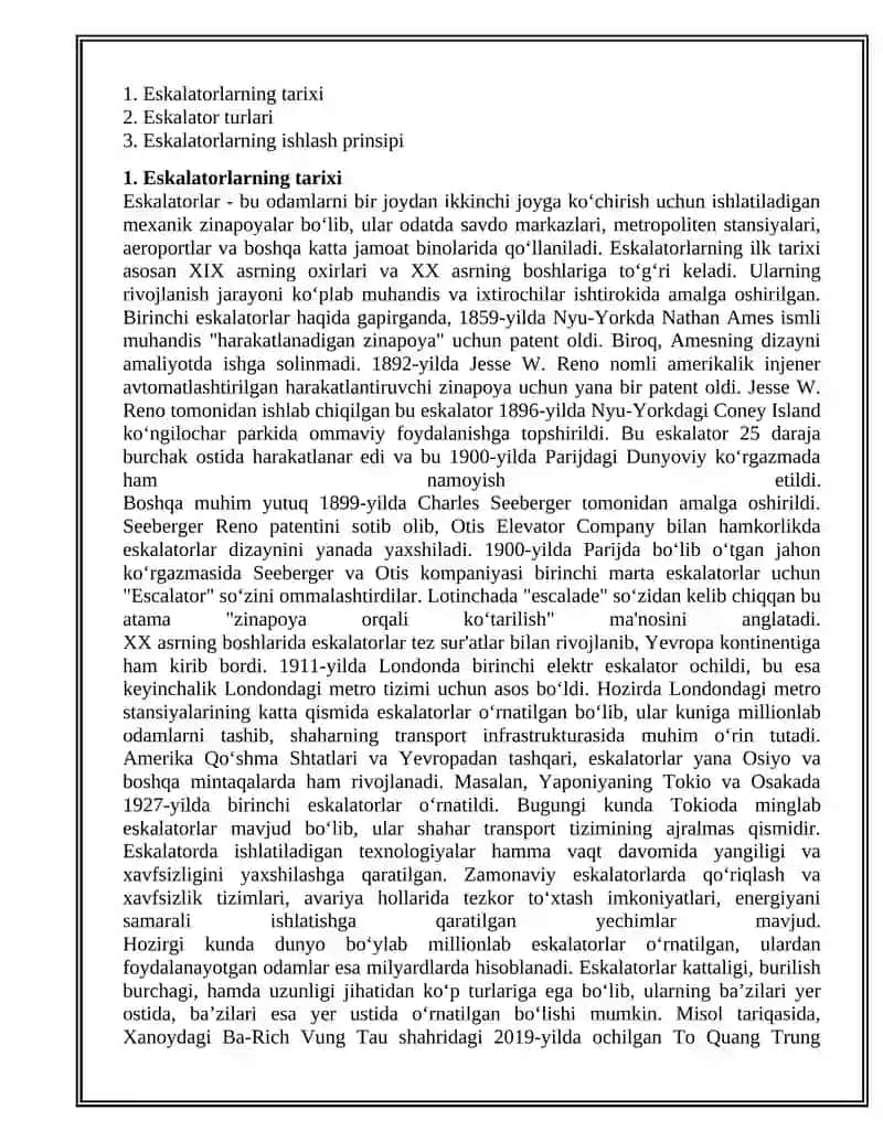 ESKALATORLAR 2