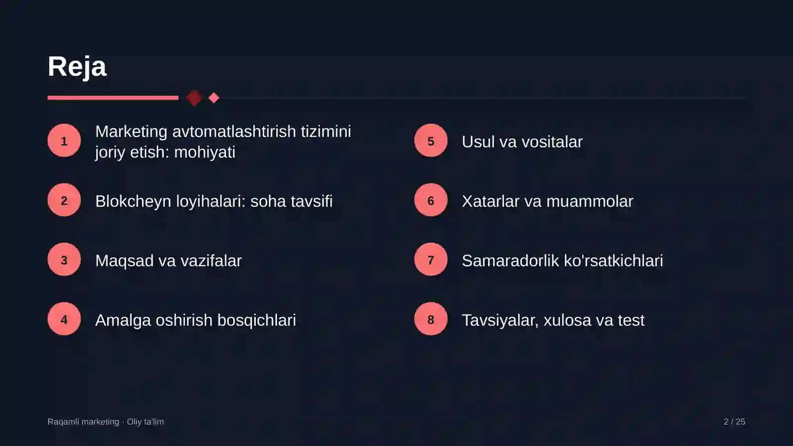 blokcheyn loyihalarida marketing avtomatlashtirish tizimlarini joriy etish 6769 2