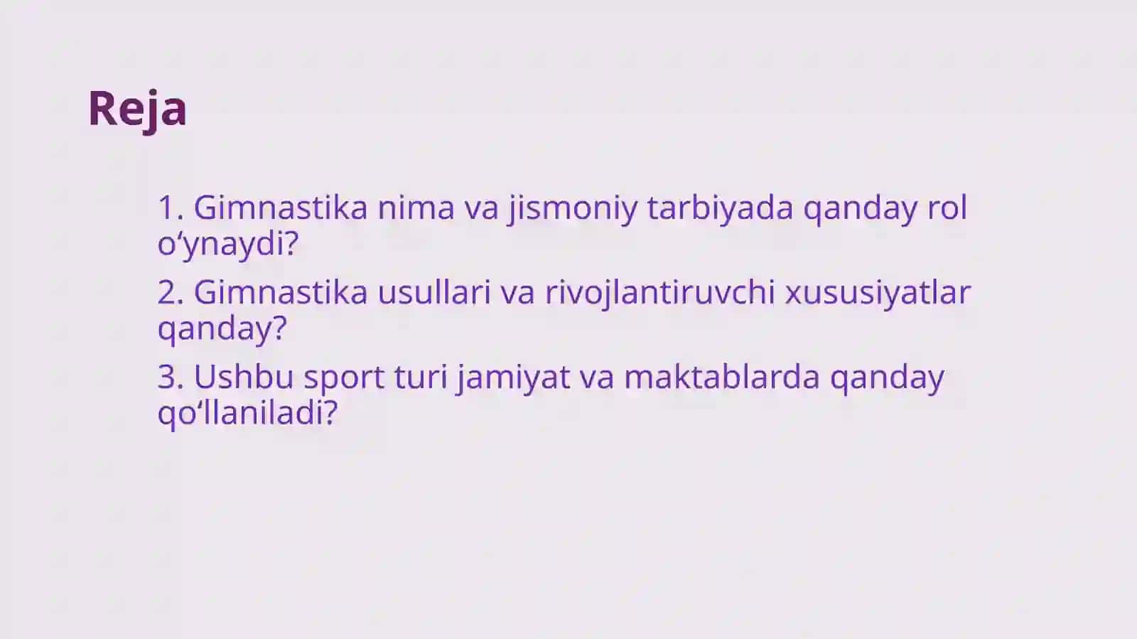 Oʻzbekiston jismoniy tarbiya tizimida gimnastikaning oʻrni va ahamiyati 2
