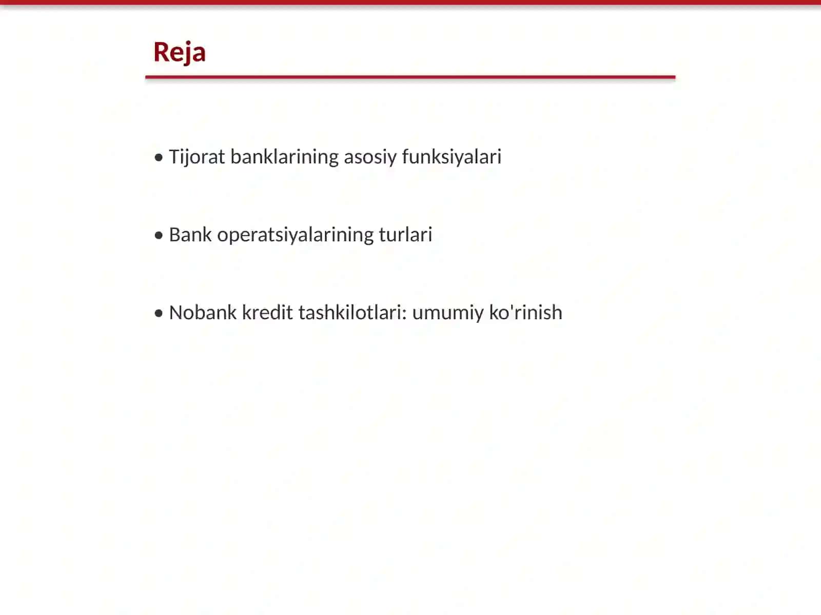 Tijorat bank funksiyalari va operatsyalari 2