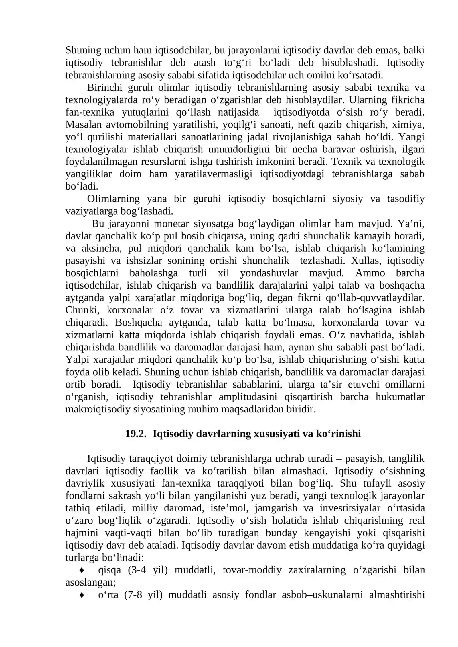 IQTISODIY DAVRLAR VA TEBRANISHLAR 2