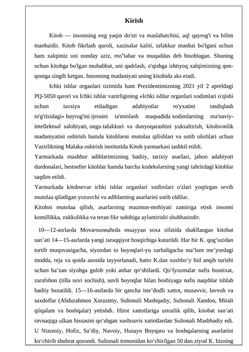 KITOBLAR OLAMI 2