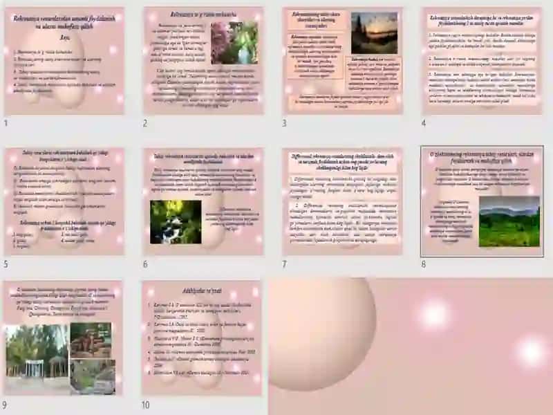 Rekreatsiya resurslaridan unumli foydalanish va ularni muhofaza qilish 2