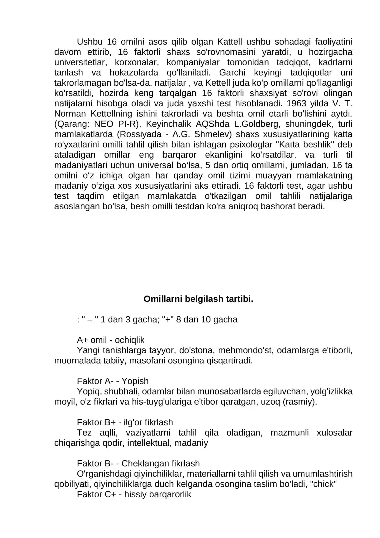 Umumiy psixalogiya fanidan tayyorlagan 1-MUSTAQIL ISHI 2