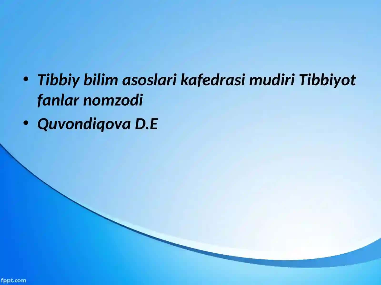 Валеология фанининг ривожланиши - саломатлик васоғлом ҳаёт тарзи 2