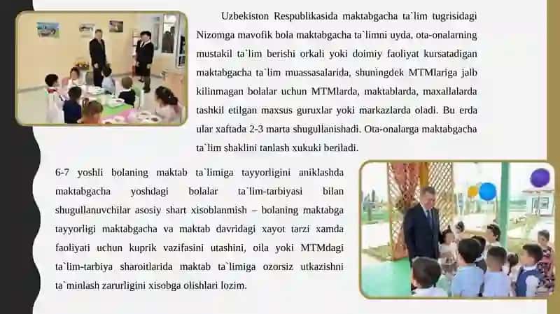Bolalarni maktab ta'limiga tayyorlashda pedagogik psixologik muammolar va ularning yechimlari 2