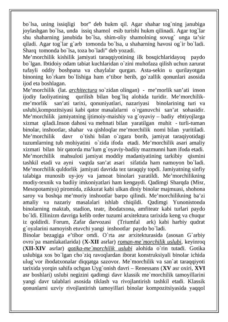 Kasblar haqida qisqa ma’lumotlar 2