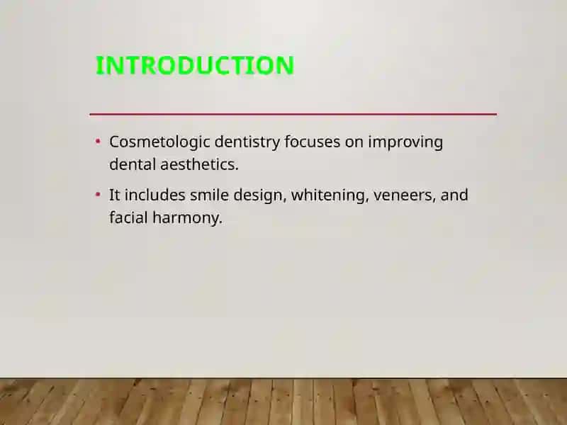 Cosmetologic Dentistry 2