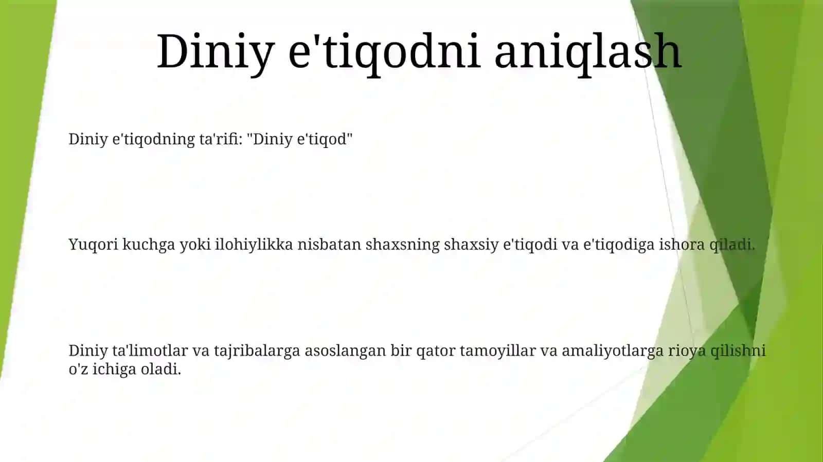 DiniyE'Tiqod 2