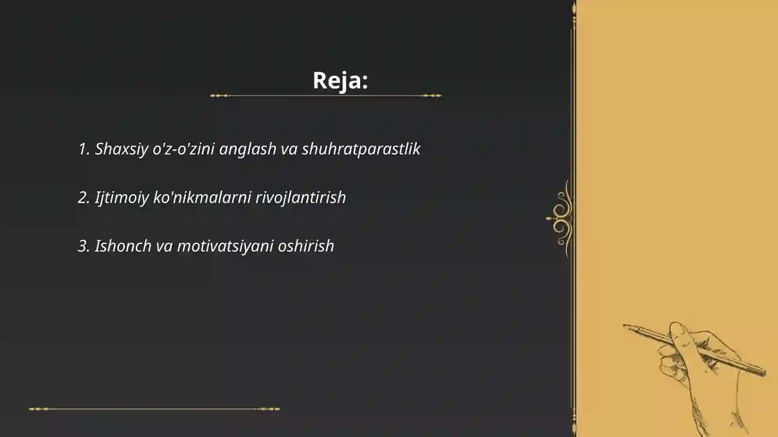 Xotirani rivojlantiruvchi psixologik mashģulotlar 2