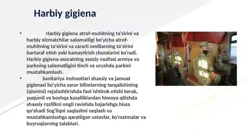 Harbiy xizmatchilar organizmiga ta’sir etuvchi nomuvofiq omillar 2