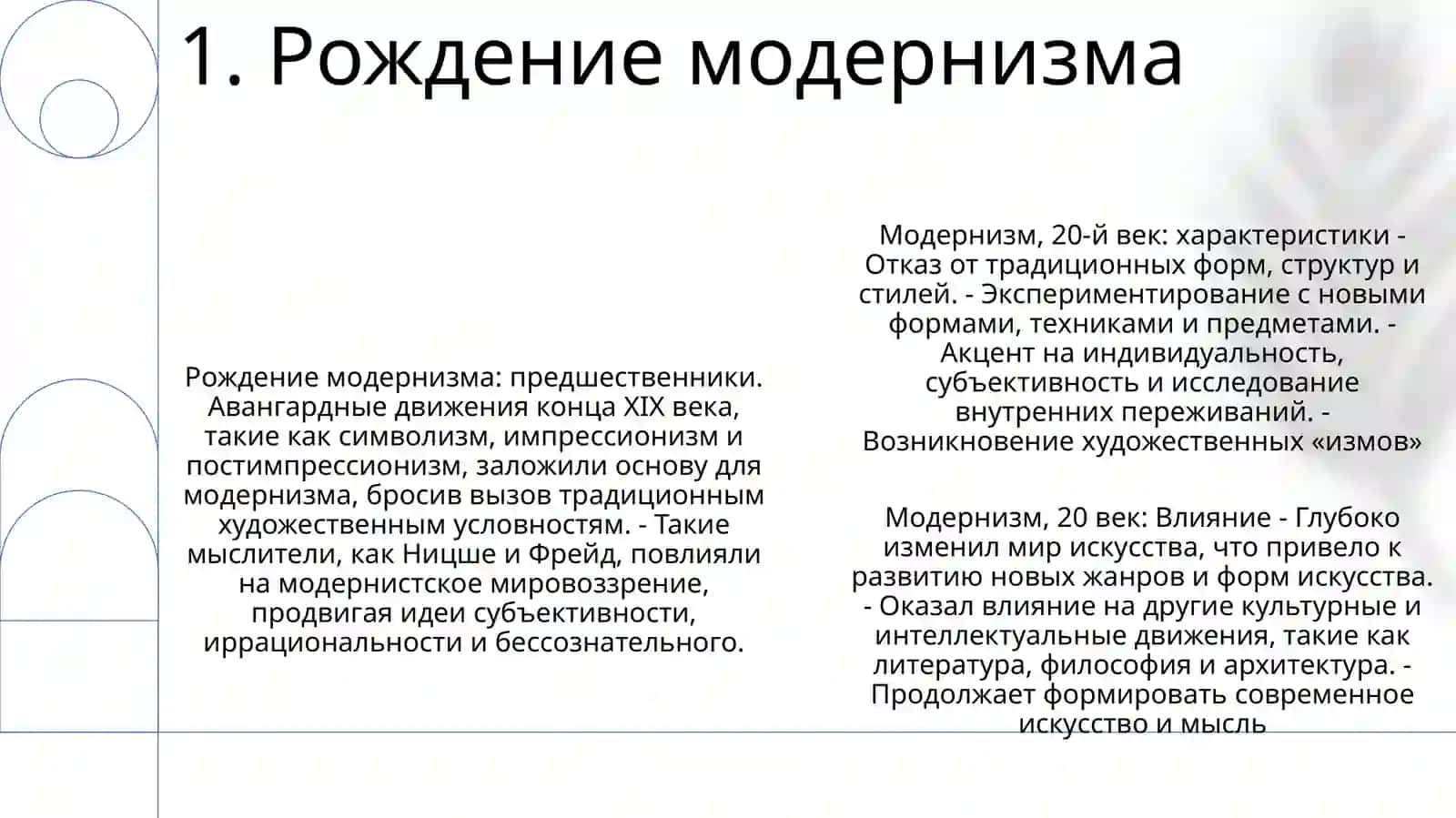 Модернизм 20Века 2