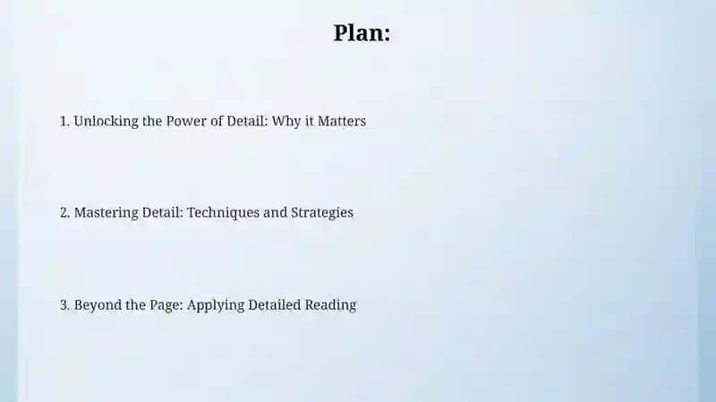 Reading in details 2