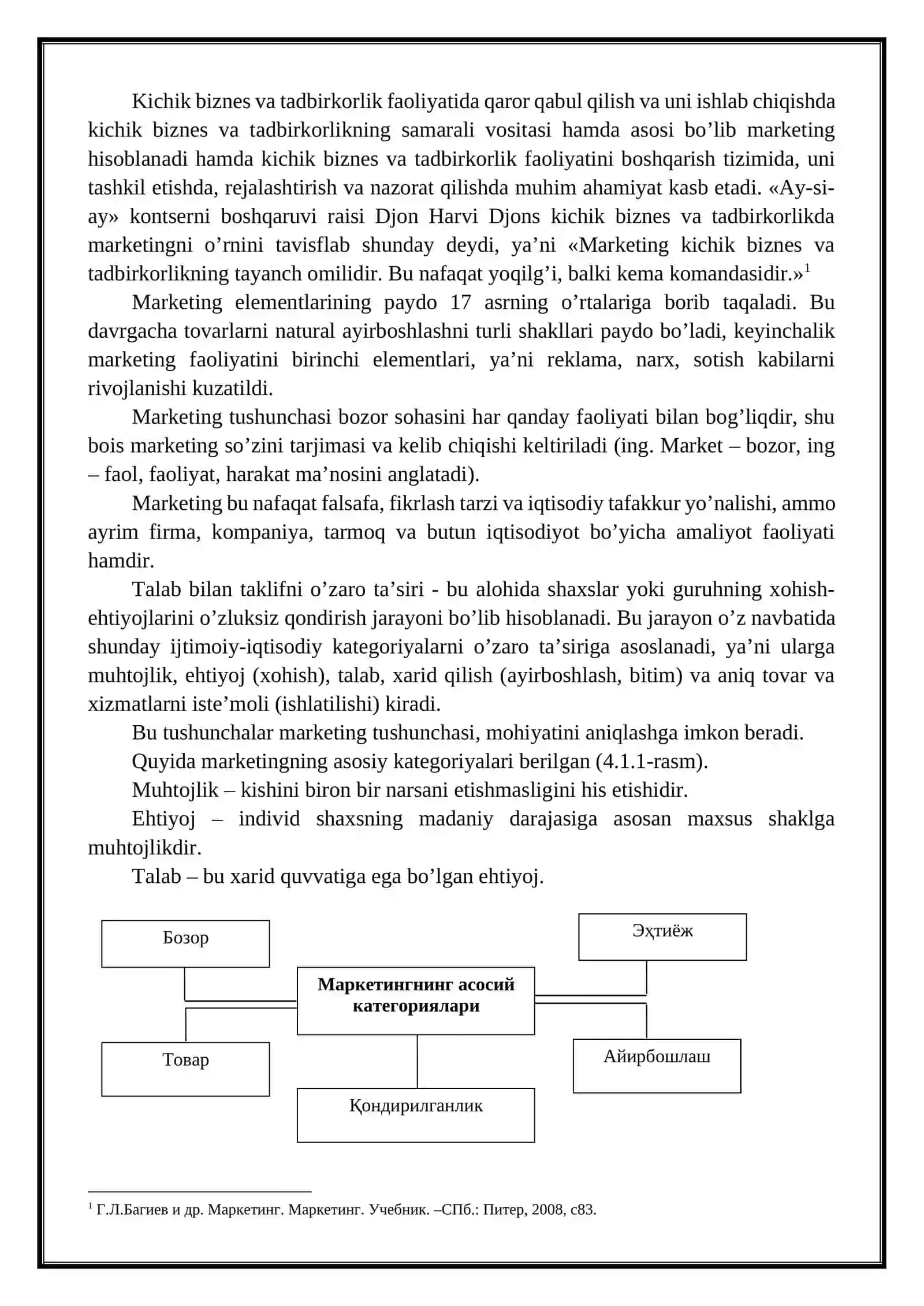 Kichik biznes va tadbirkorlik sub’ektlarida marketing faoliyatini tashkil etish 2