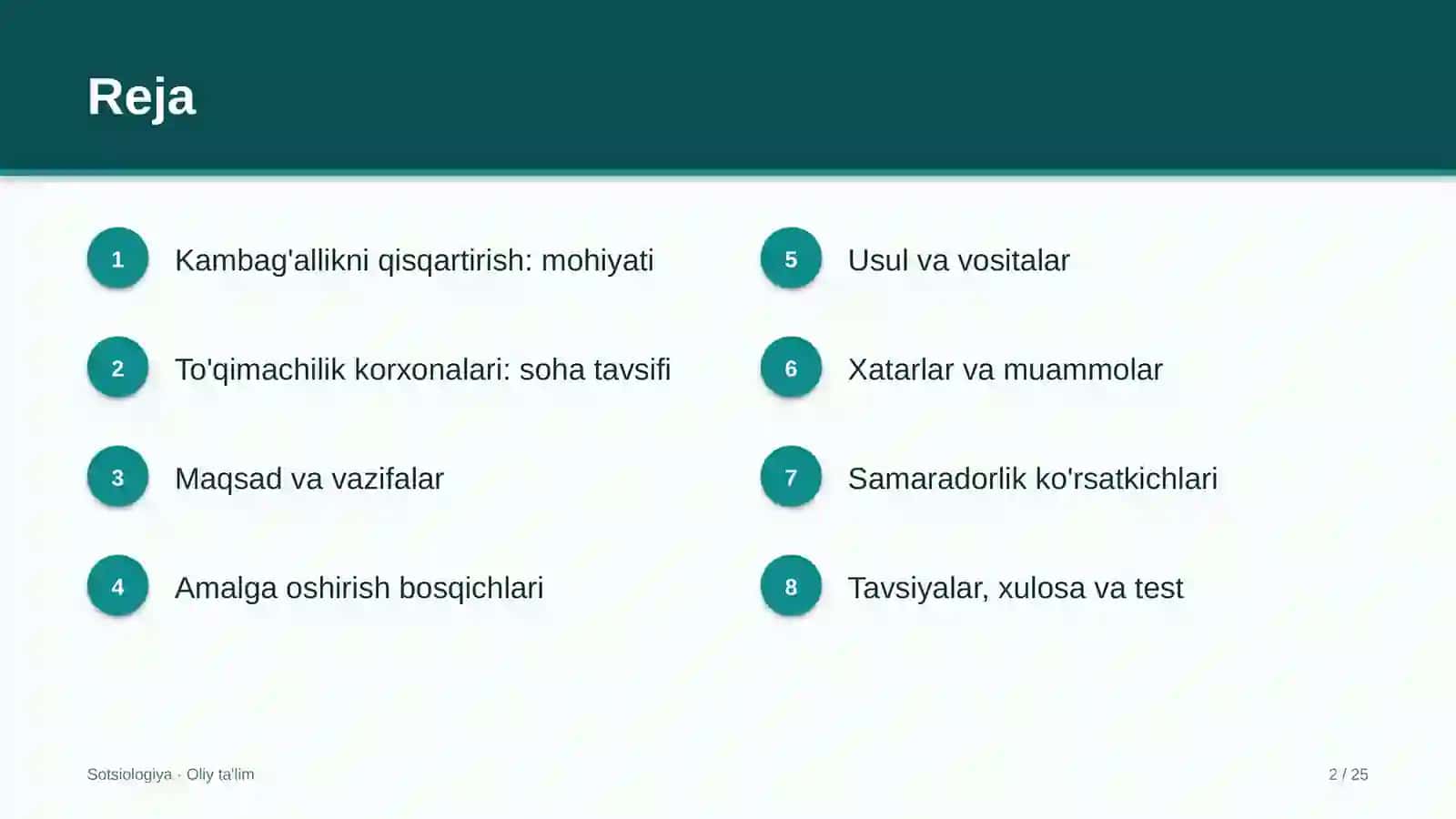 to'qimachilik korxonalarida kambag'allikni qisqartirish 6671 2