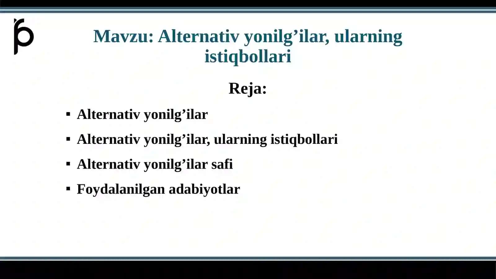 Avtomobillar konstruksiyasi 2