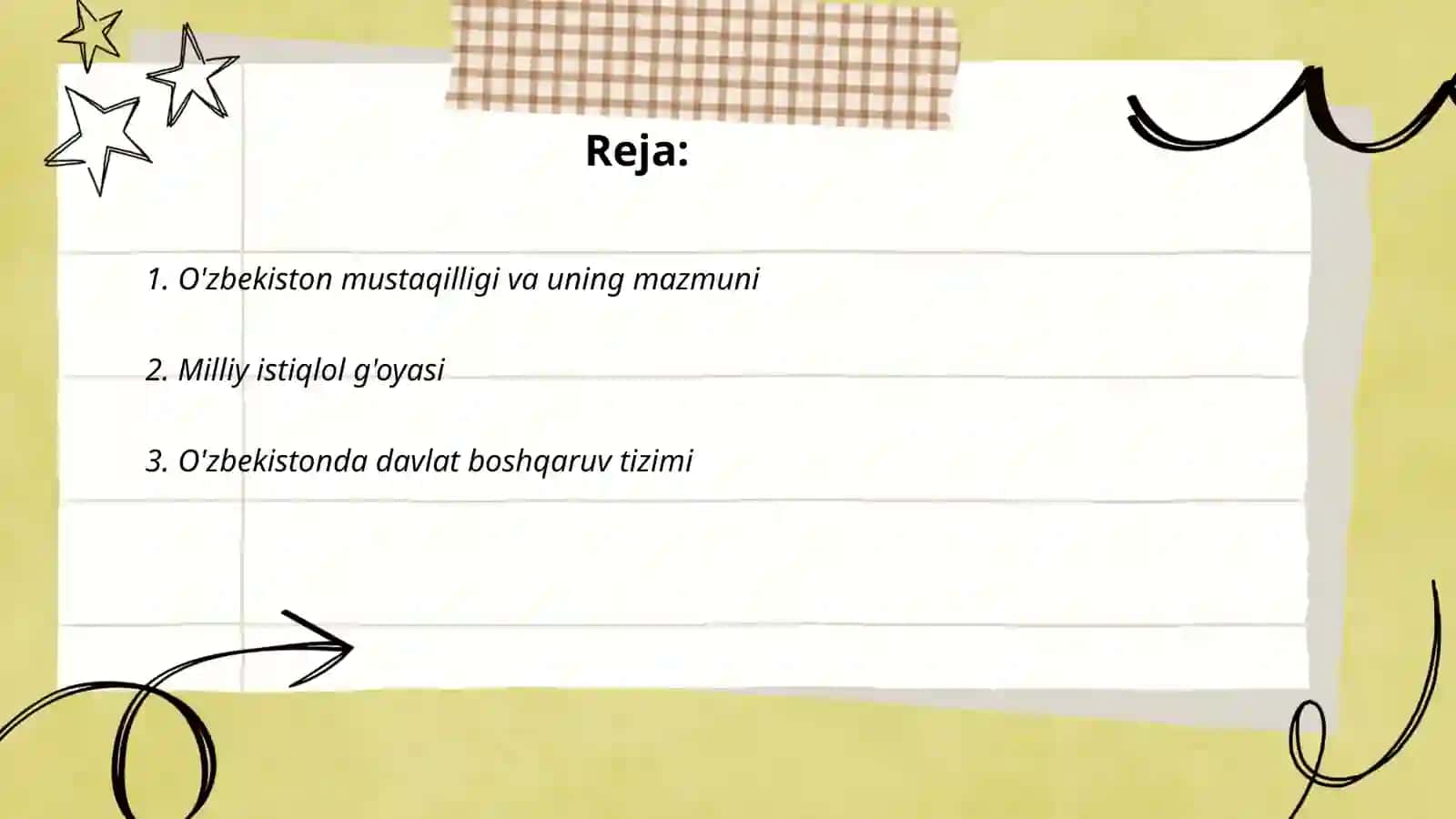 O'zbekistonning o'ziga xos istiqlol va taraqqiyot yo'li 2