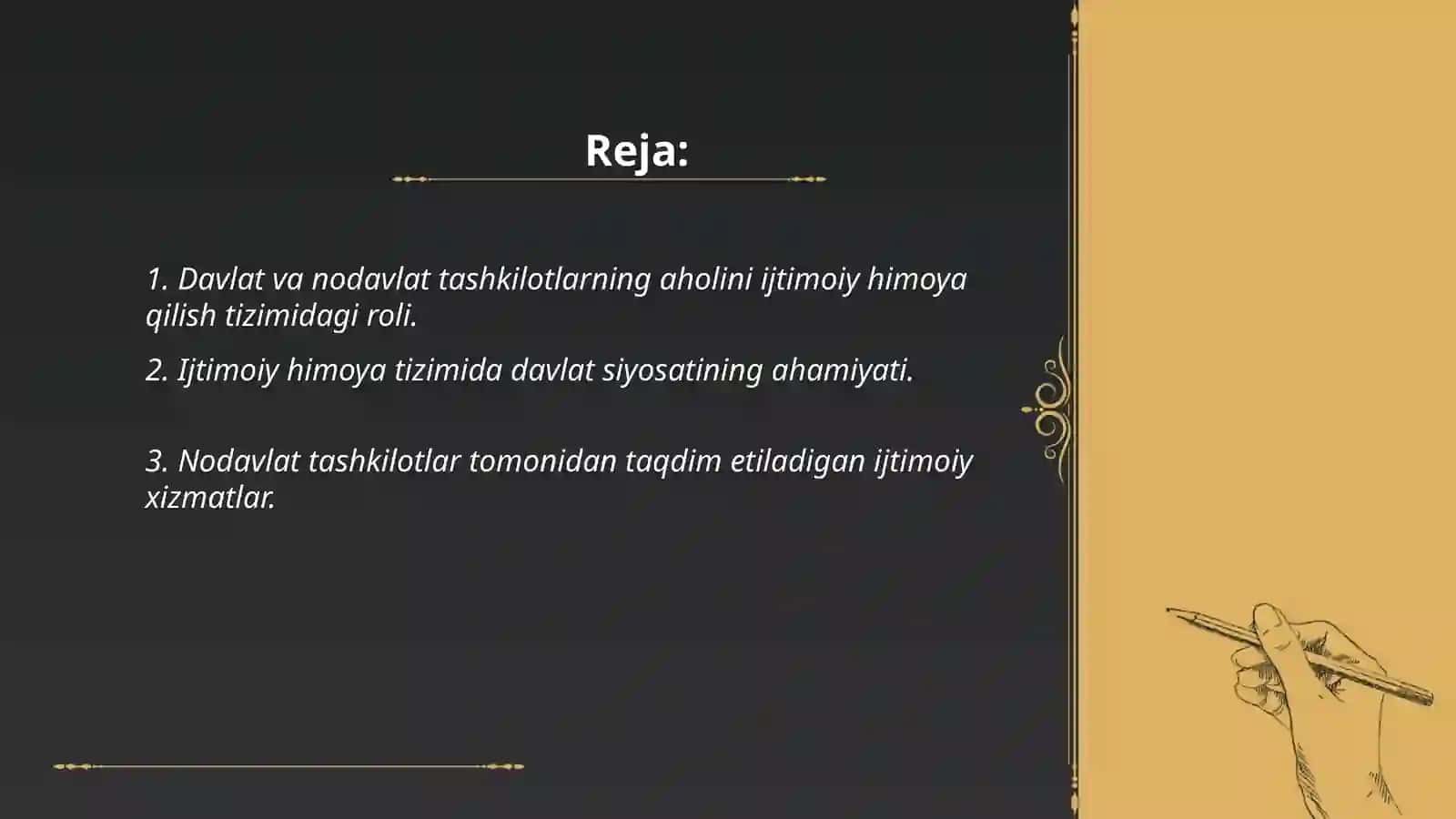 Aholini ijtimoiy himoya qilish tizimida davlat va nodavlat tashkilotlar 2