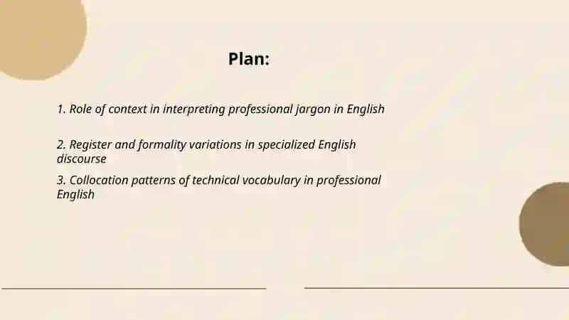 Contextual use of professional vocabulary in specialized fields 2