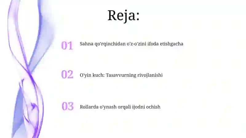 Improvizatsiya mashqlari 2