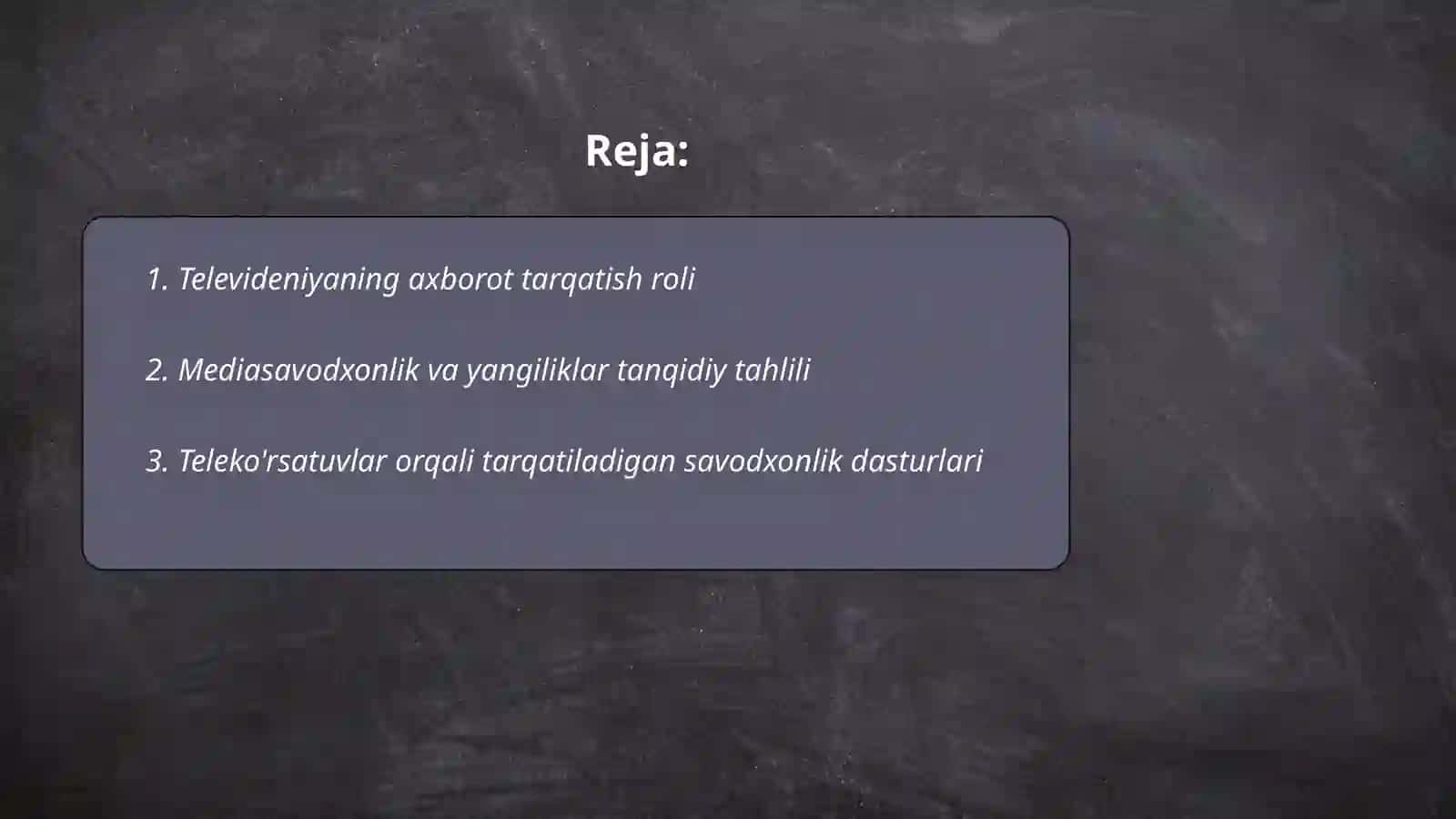 Mediasavodxonlik ko'nikmalarini rivojlantirishda televideniyaning roli 2