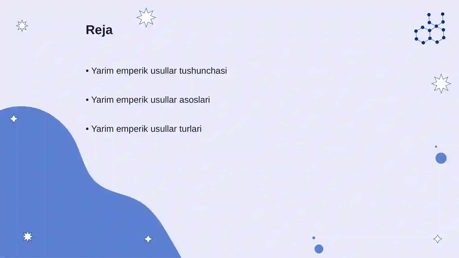 Yarim emperik usullar 2
