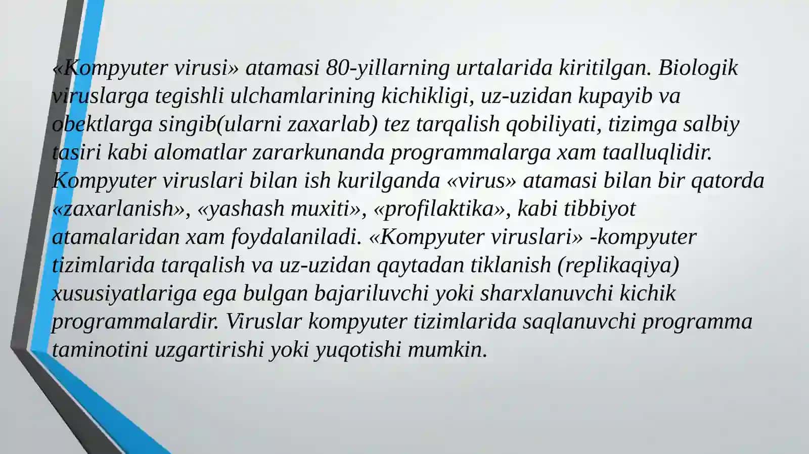 Viruslar haqida tushuncha 2